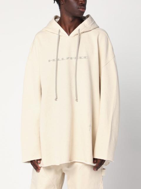Oversized sweatshirt Hollywood ivory in cotton