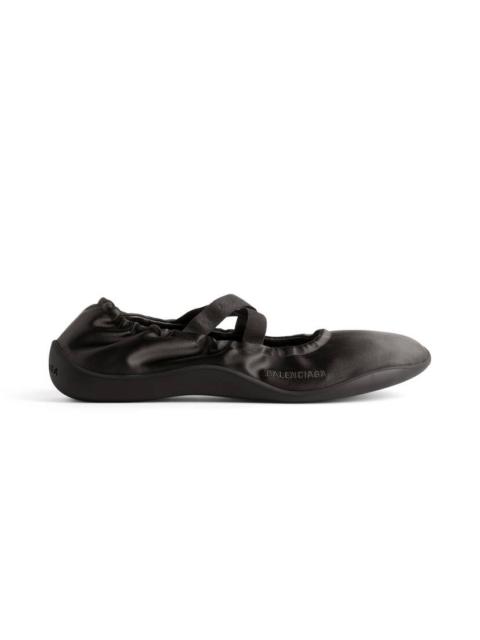 Women's Shibuya Flat Ballerina in Black
