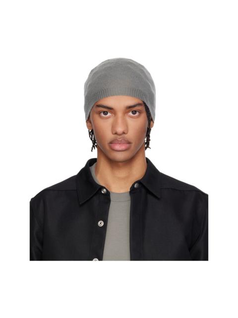Gray Temple Rasato Knit Beanie