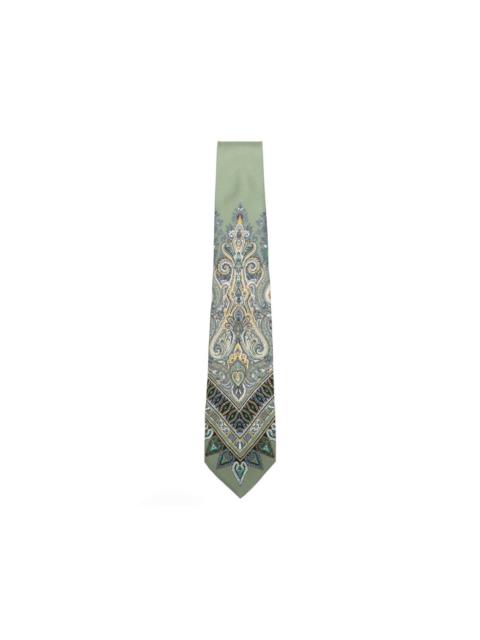 paisley-print tie
