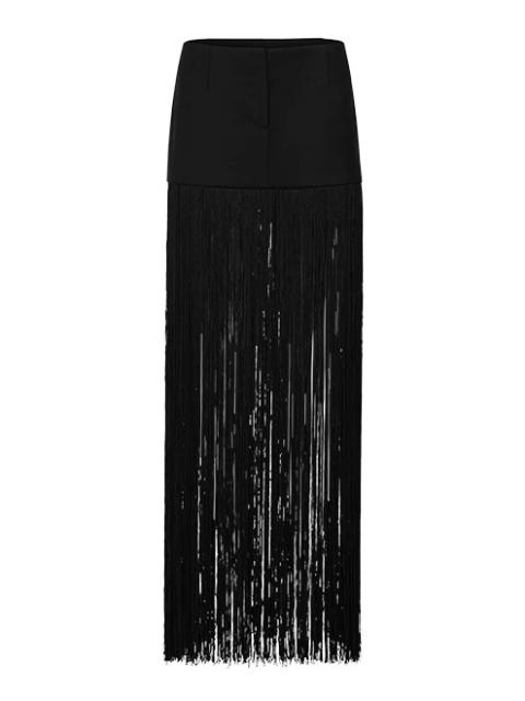 BUNDLES SKIRT BLACK WOOL