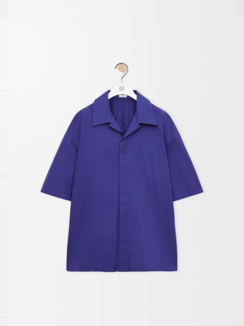 Short sleeve shirt in cotton