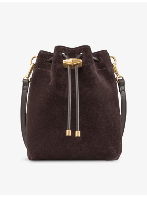 Cinch Mini Suede Cross Body Bag