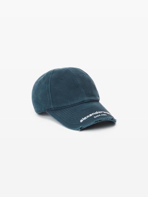 Alexander Wang Distressed Logo Baseball Cap | REVERSIBLE