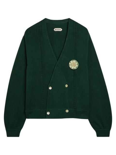 Bode Double-breasted Cotton Cardigan