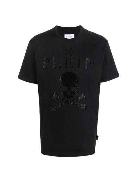 crystal-embellished T-shirt