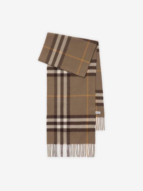 Check Cashmere Scarf