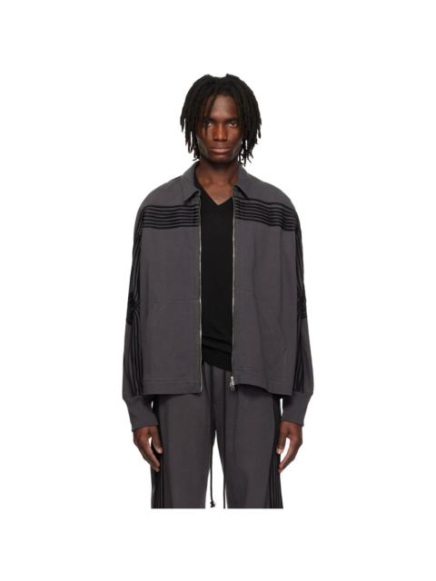 Gray 'Appliqué' Track Jacket