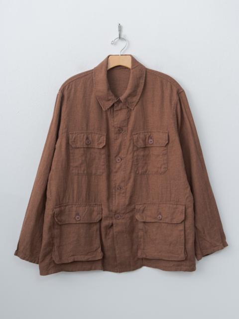Safari Shirt Jacket - Brown
