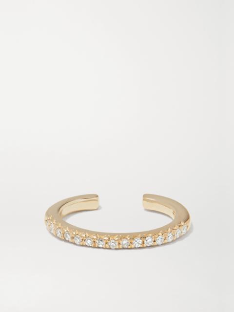 Gold Diamond Ear Cuff