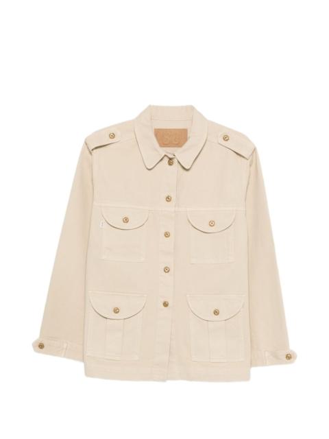 Nariida flap-pocket jacket