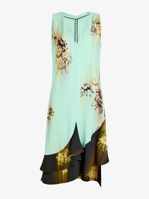 Rhetta Dress in Printed Viscose Cady
