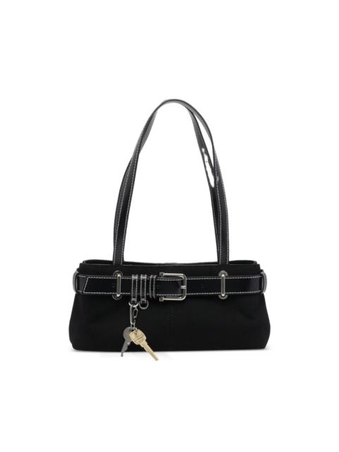 buckle detail shoulder bag