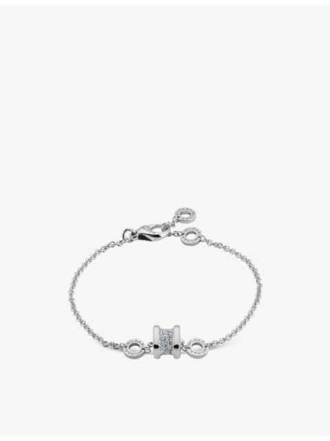 B.zero1 18ct white-gold and 0.31ct brilliant-cut diamond bracelet