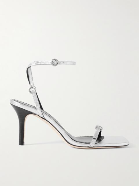 Hallie Metallic Leather Sandals