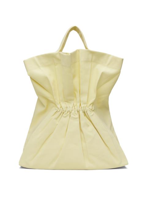 Yellow Drawn & Pressed Bag