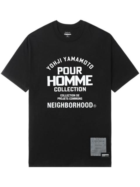 x Neighbourhood slogan-print T-shirt
