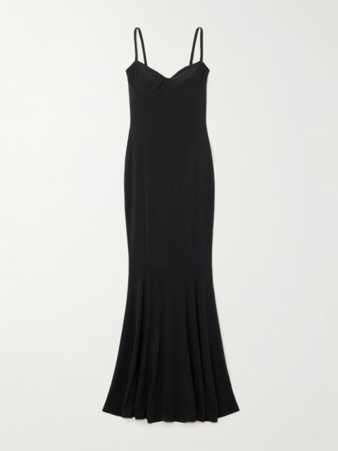 Stretch-jersey Maxi Dress