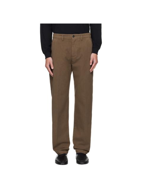 Brown Overdyed Trousers