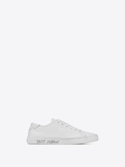 malibu sneakers in smooth leather
