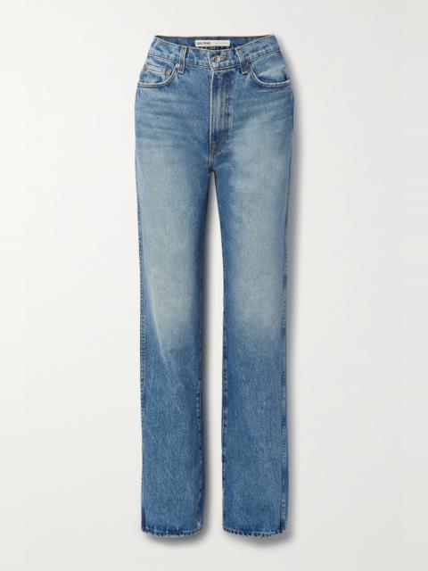 Sara high-rise straight-leg jeans