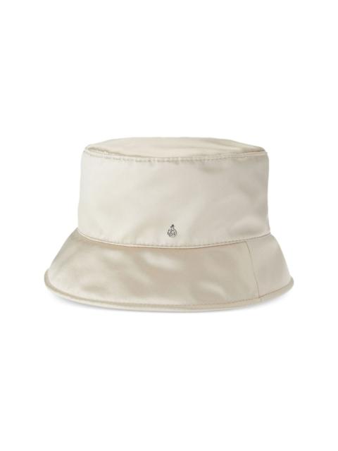 Axel silk-satin bucket hat