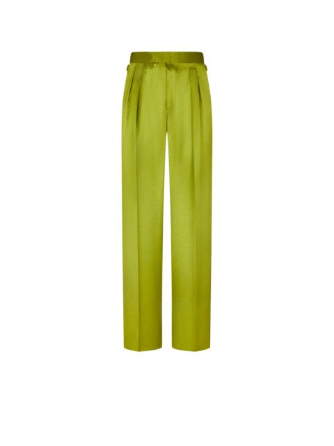 FLUID TINY POLKA DOT DOUBLE PLEAT PANT