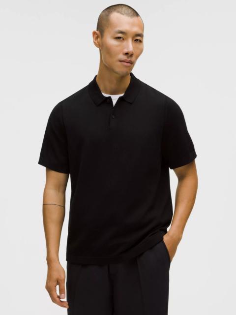 New Venture Short-Sleeve Knit Polo Shirt