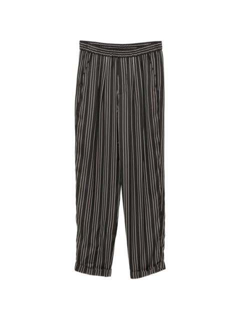 striped trousers