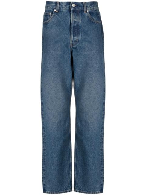 high-rise loose-fit jeans