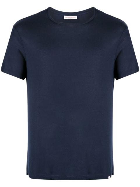 short-sleeve cashmere T-shirt
