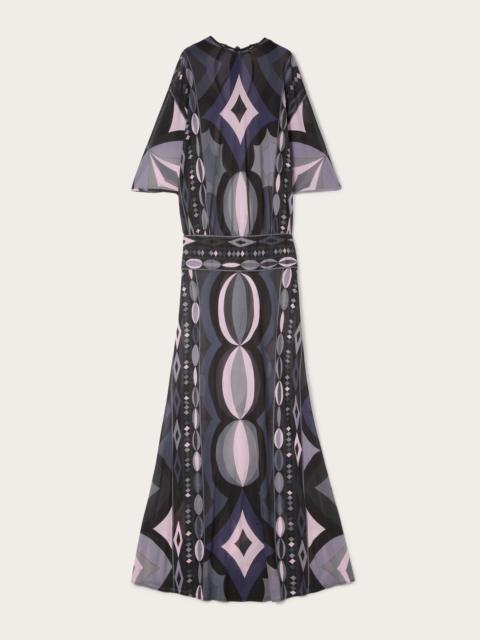 COLLANE PRINT LONG DRESS