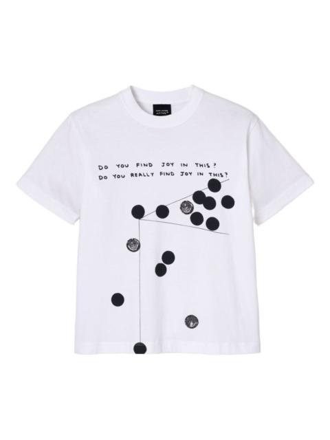 graphic-print box tee