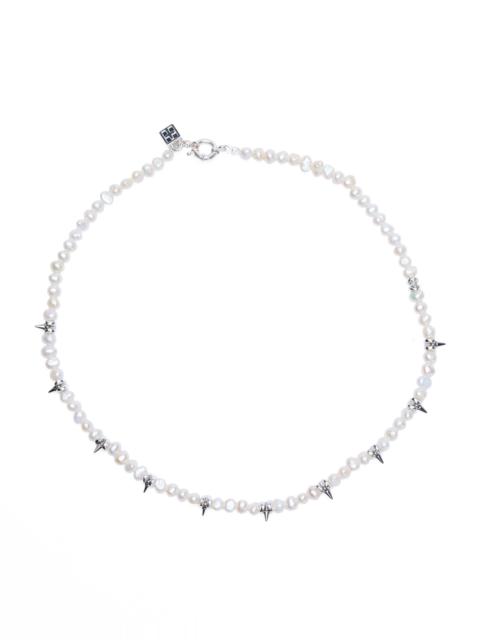 PEARL SPIKE NECKLACE