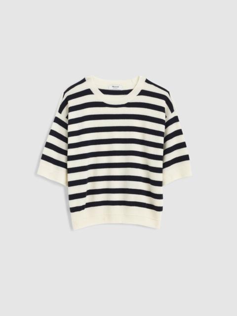 Relaxed Sweater Tee in 100% Cashmere