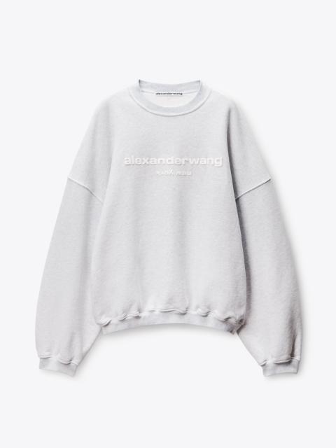 Puff Logo Crewneck Sweatshirt