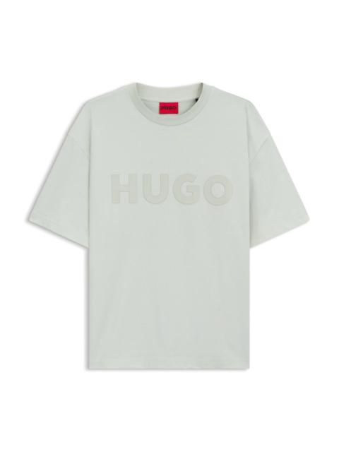 COTTON-JERSEY T-SHIRT WITH REFLECTIVE LOGO
