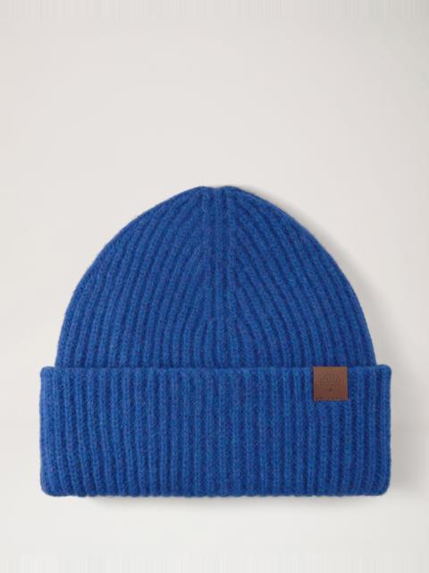Chunky Ribbed Beanie
Cobalt Blue Lambswool