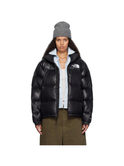 SSENSE Exclusive Black 1996 Retro Shine Nuptse Down Jacket