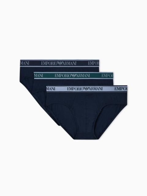 THREE-PACK OF BRIEFS WITH CORE LOGO WAISTBAND