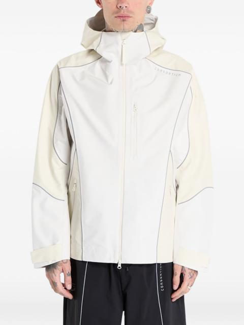 By Consortium paneled hooded jacket