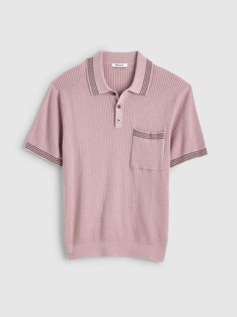 Tipped Sweater Polo