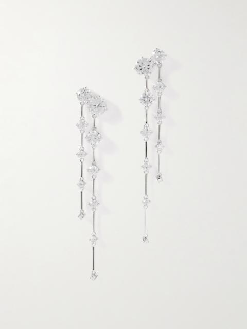 Memory Lane Rhodium-plated Cubic Zirconia Earrings