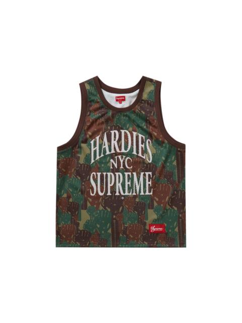 Supreme Camo Basketball Jersey Green