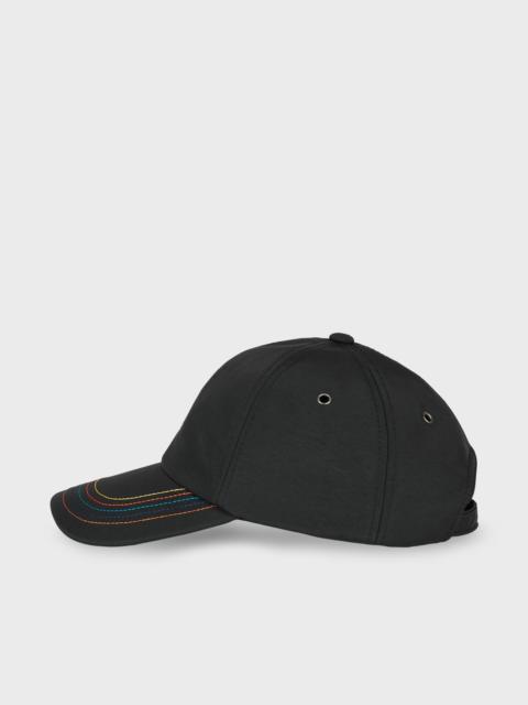 Black 'Artist Stitch' Baseball Cap