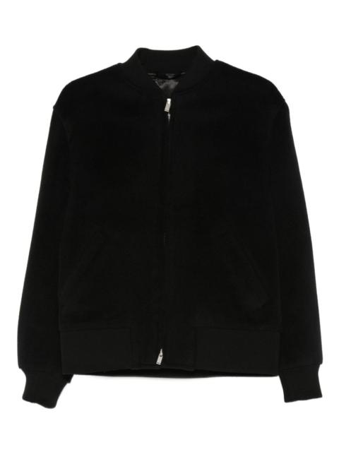 zip-front bomber jacket