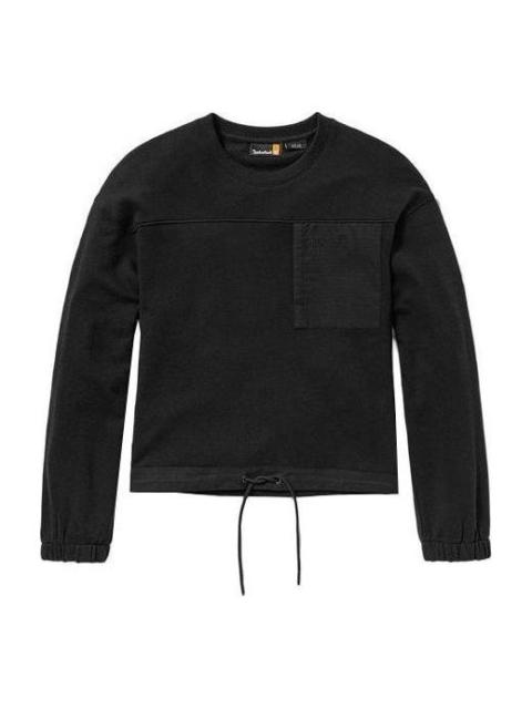 (WMNS) Timberland Bold Beginnings Mix Media Creneck Sweater 'Black' A6AA5-001