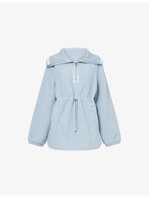 Ashby Drawstring-Waist Fleece Sweatshirt