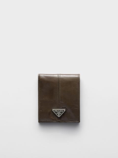 Leather wallet with coin purse