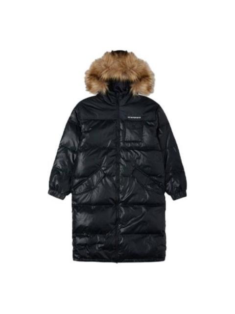 (WMNS) Converse Long Down Jacket 'Black' 10021989-A02